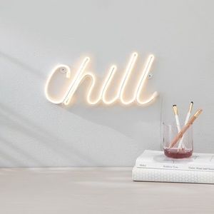 chill LED neon wall light West Elm